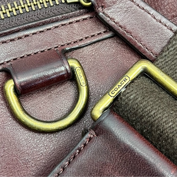 COACH Bleeker Legacy Leather Messenger Bag - Picture 11 of 16